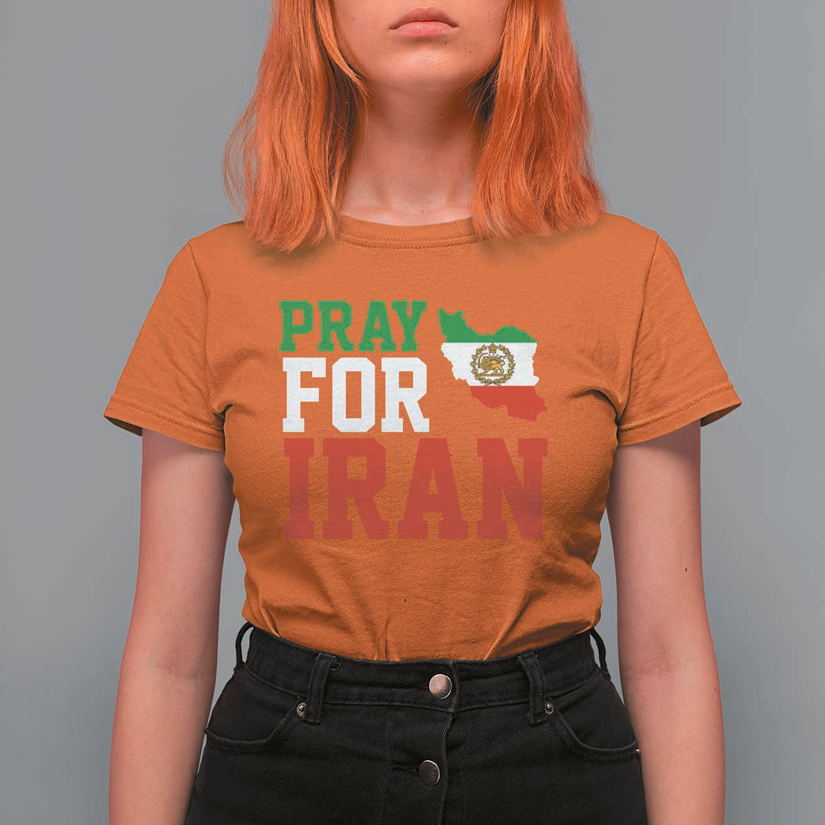 Pray For Iran T Shirt For Women Anti War Protest Apparel Gift
