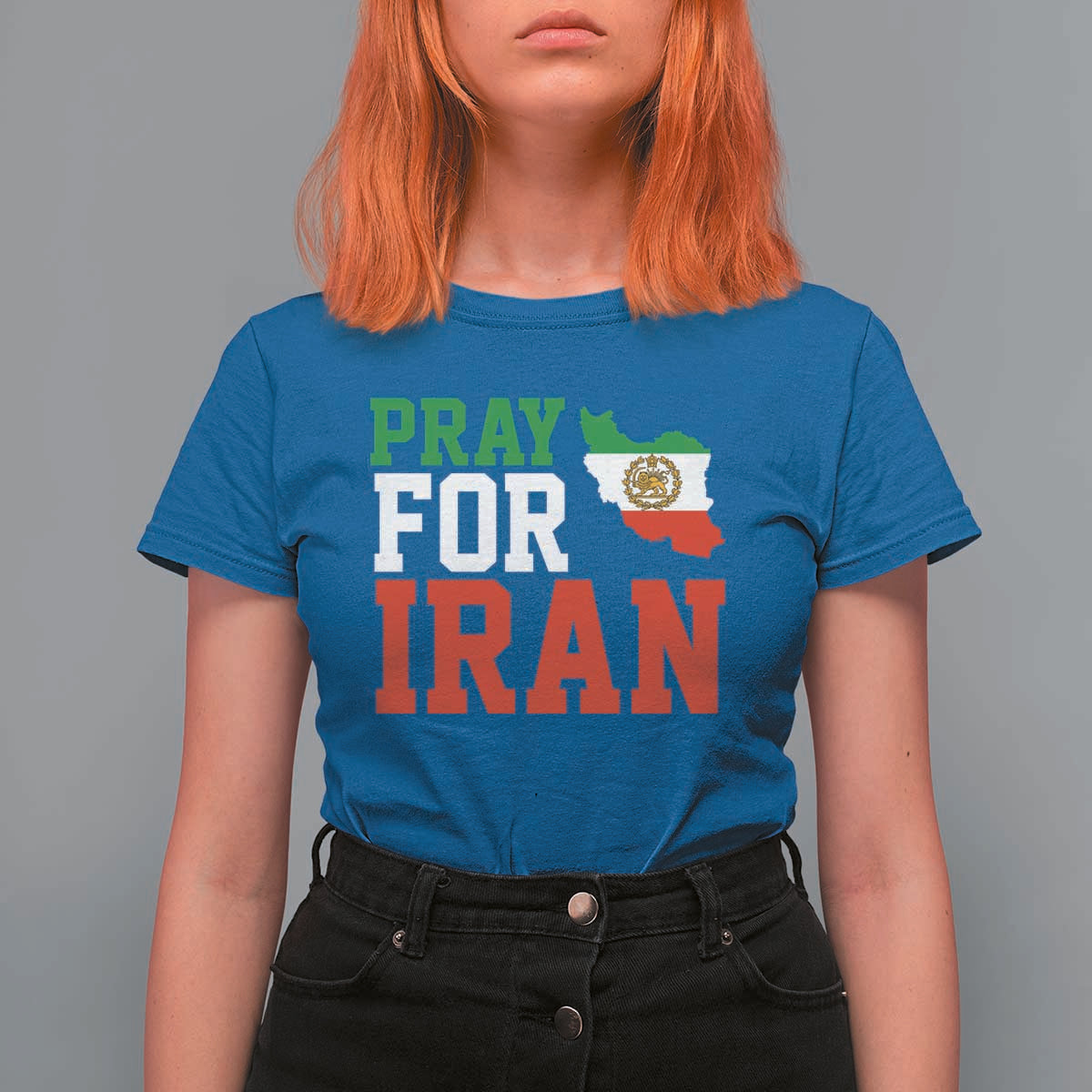 Pray For Iran T Shirt For Women Anti War Protest Apparel Gift
