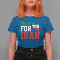 Pray For Iran T Shirt For Women Anti War Protest Apparel Gift