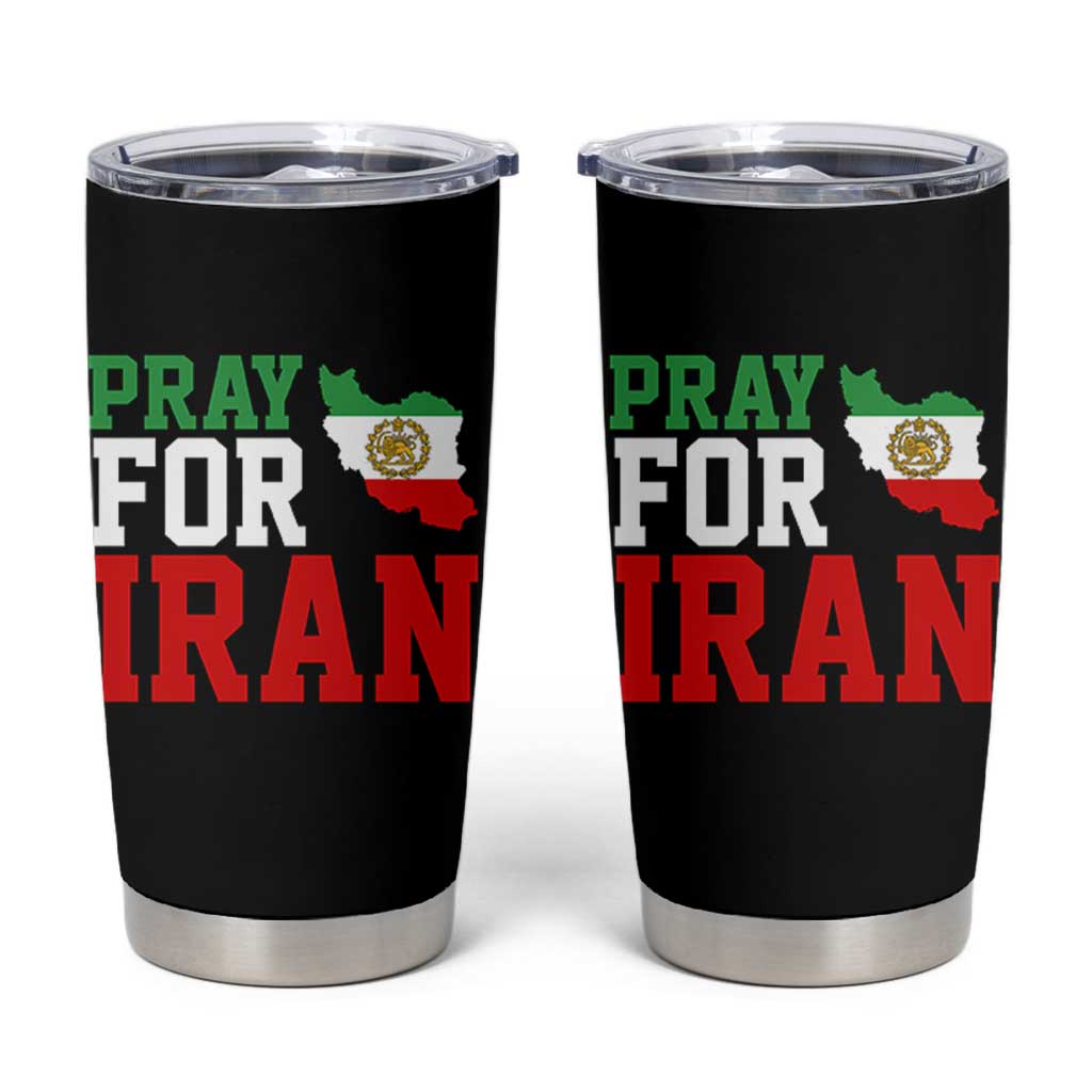 Pray For Iran Tumbler Cup Anti War Protest Apparel Gift