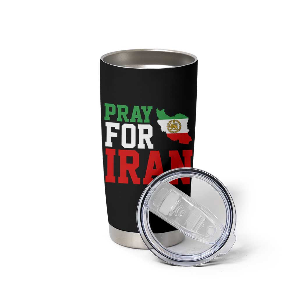 Pray For Iran Tumbler Cup Anti War Protest Apparel Gift