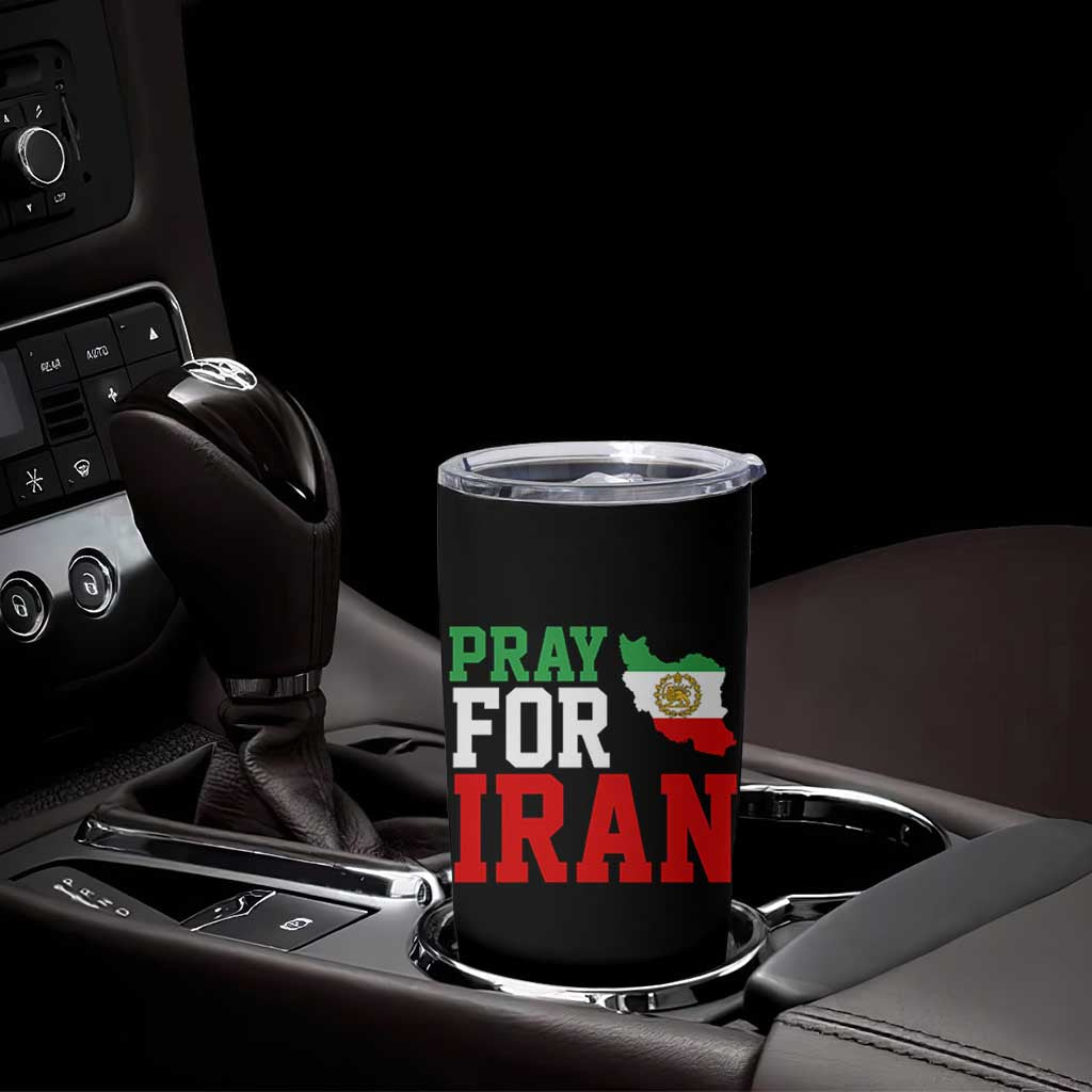 Pray For Iran Tumbler Cup Anti War Protest Apparel Gift