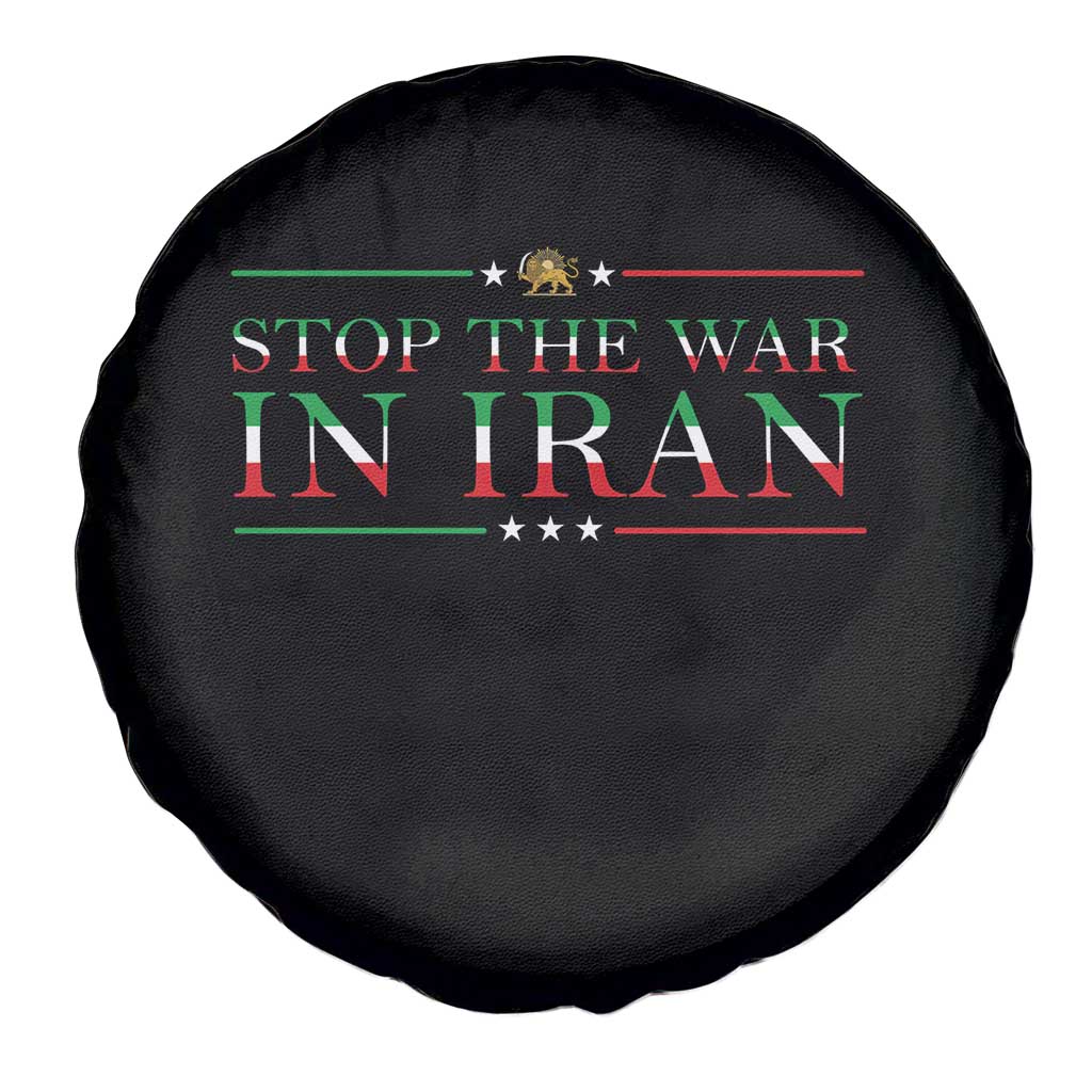 Stop The War In Iran Spare Tire Cover Anti War Protest