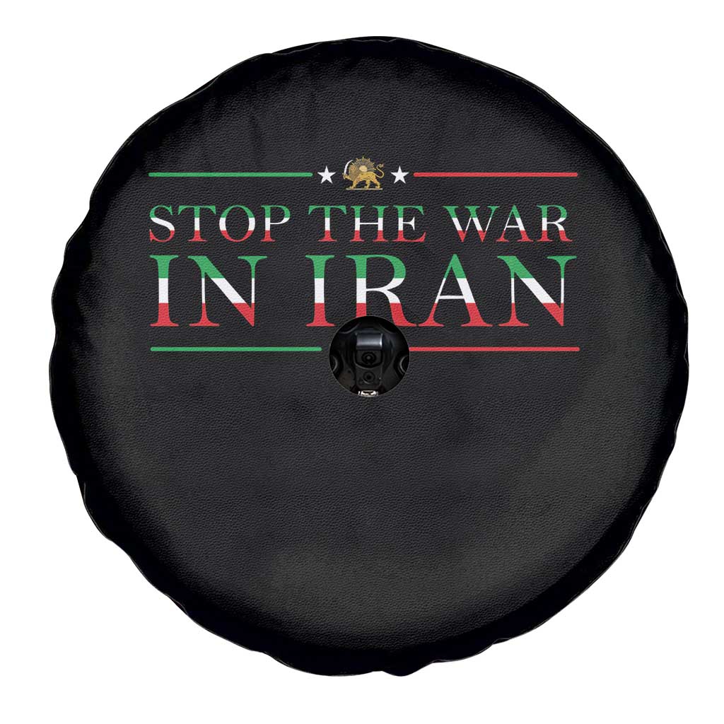 Stop The War In Iran Spare Tire Cover Anti War Protest
