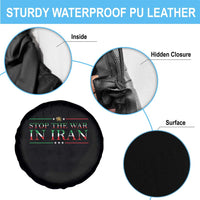 Stop The War In Iran Spare Tire Cover Anti War Protest