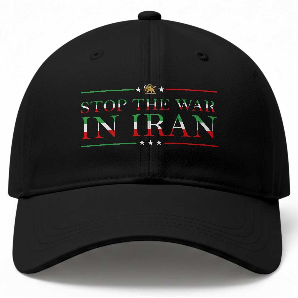 Stop The War In Iran Baseball Cap Anti War Protest