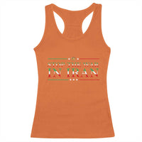 Stop The War In Iran Racerback Tank Top Anti War Protest