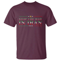 Stop The War In Iran T Shirt Anti War Protest