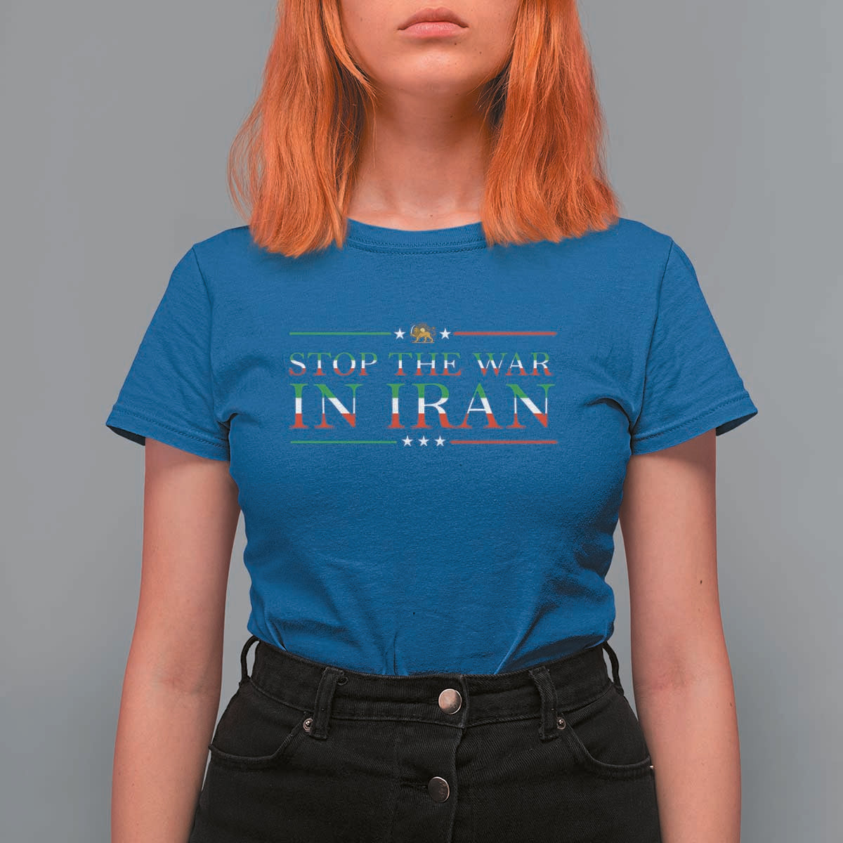 Stop The War In Iran T Shirt For Women Anti War Protest