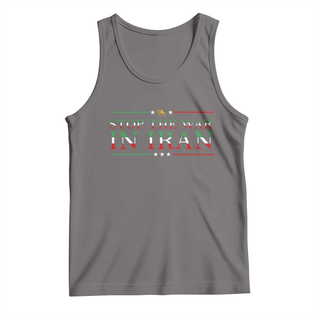 Stop The War In Iran Tank Top Anti War Protest