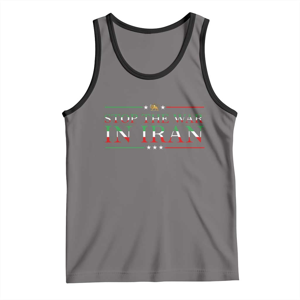 Stop The War In Iran Tank Top Anti War Protest