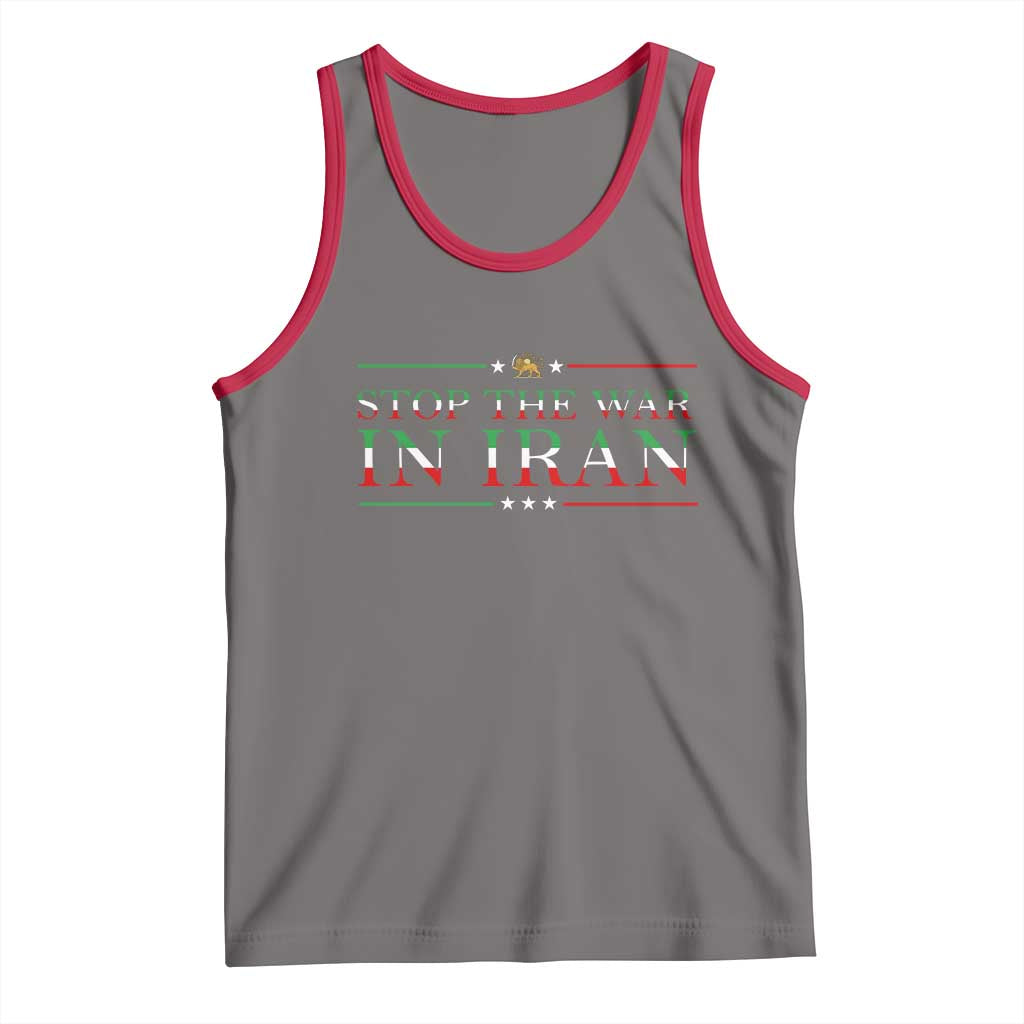 Stop The War In Iran Tank Top Anti War Protest