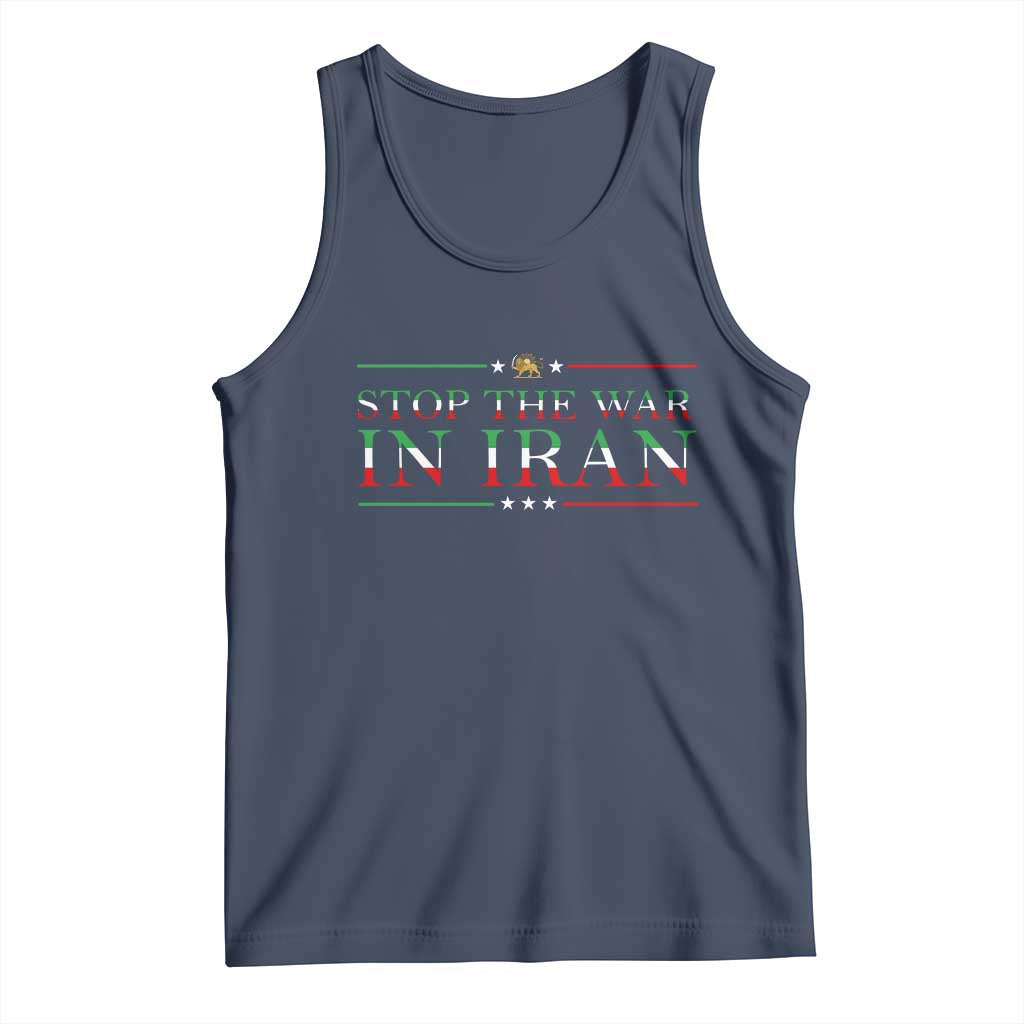 Stop The War In Iran Tank Top Anti War Protest