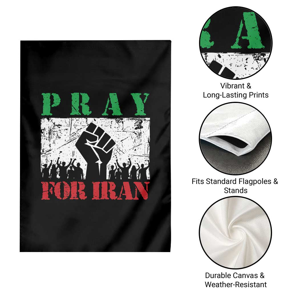 Pray For Iran Garden Flag Support Iranian People Peace
