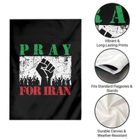Pray For Iran Garden Flag Support Iranian People Peace
