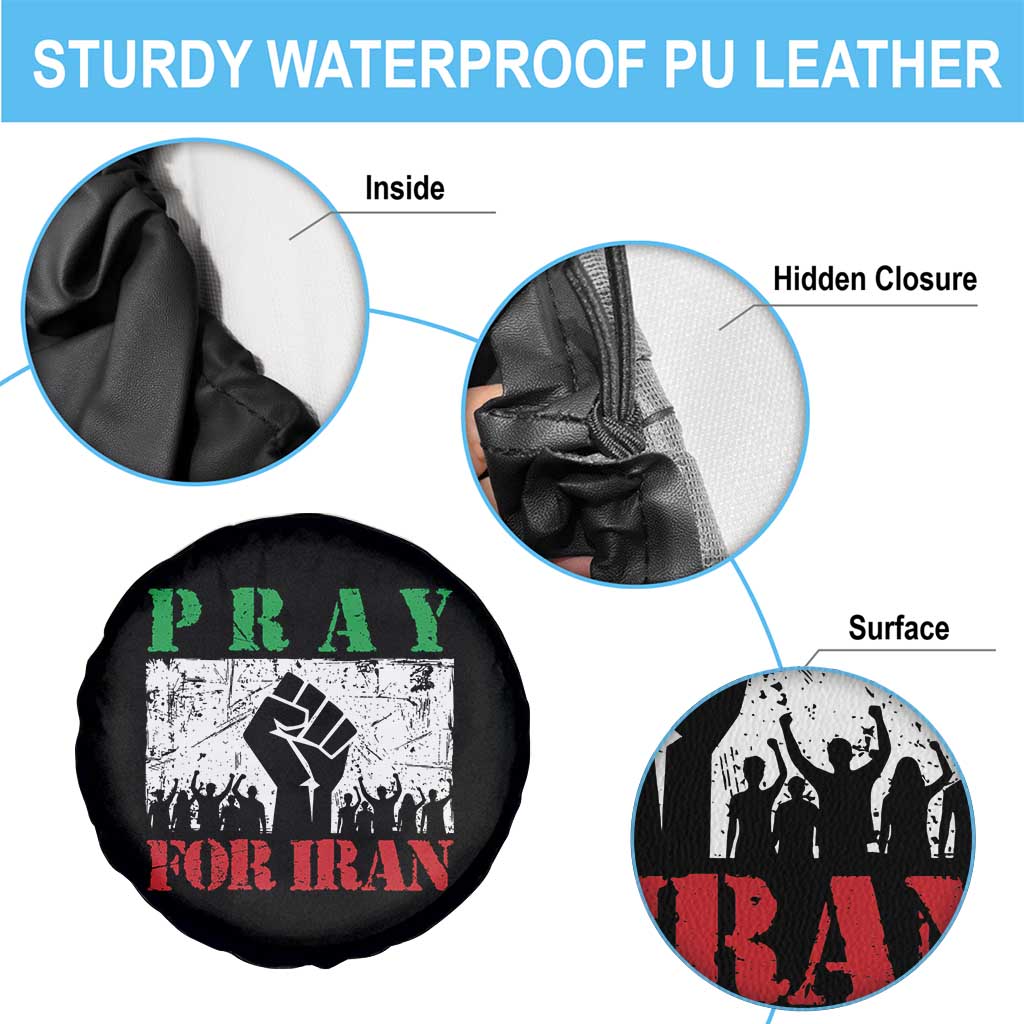 Pray For Iran Spare Tire Cover Support Iranian People Peace