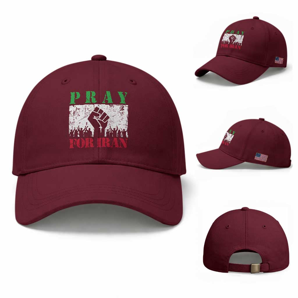Pray For Iran Baseball Cap Support Iranian People Peace