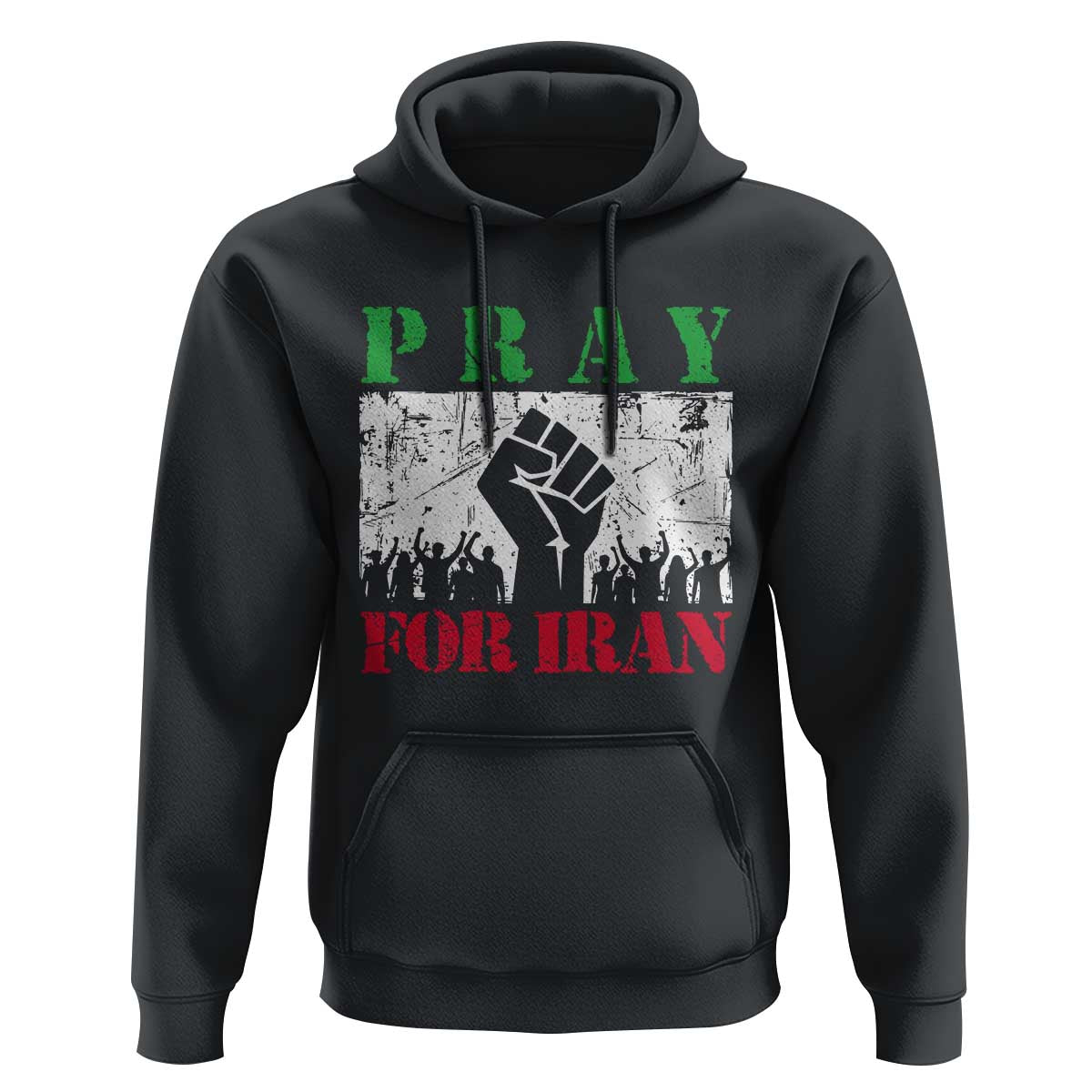 Pray For Iran Hoodie Support Iranian People Peace