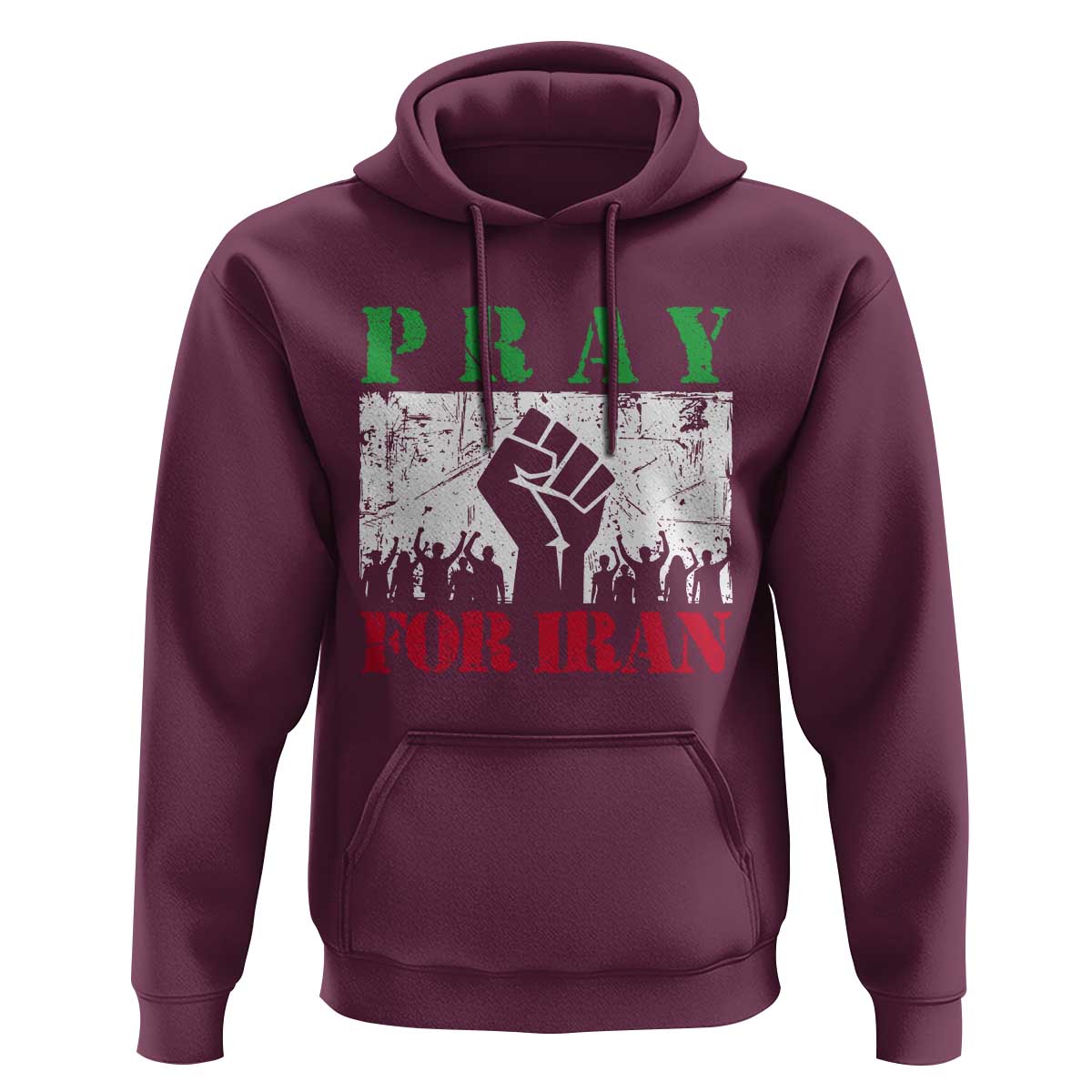 Pray For Iran Hoodie Support Iranian People Peace