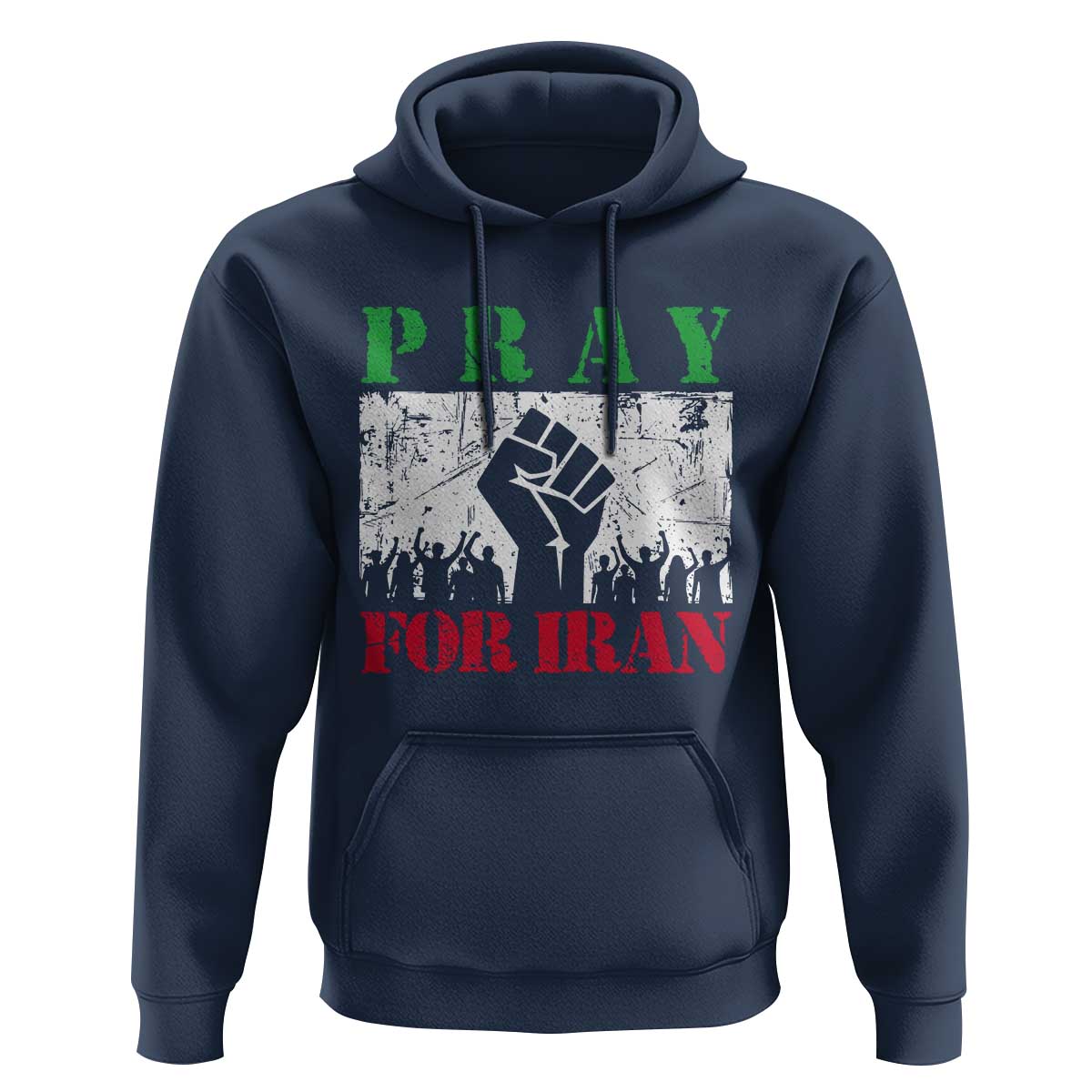 Pray For Iran Hoodie Support Iranian People Peace