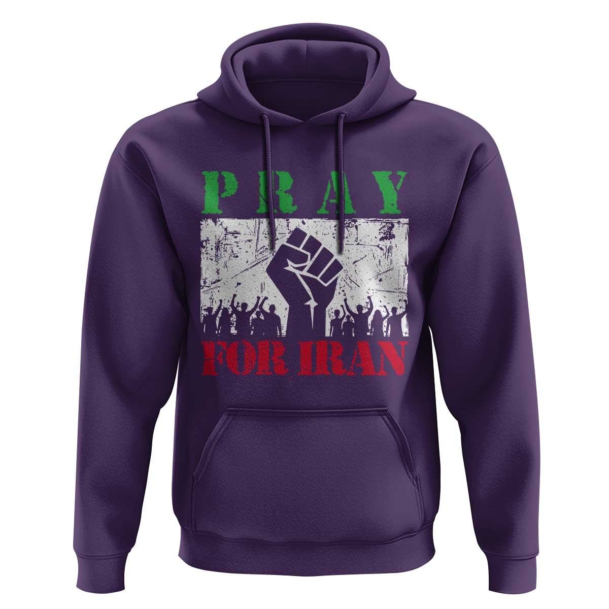Pray For Iran Hoodie Support Iranian People Peace