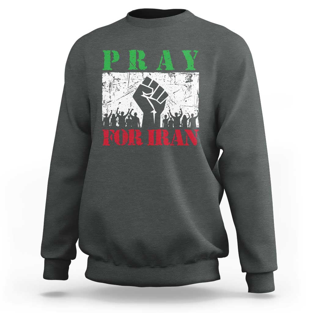 Pray For Iran Sweatshirt Support Iranian People Peace