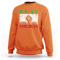 Pray For Iran Sweatshirt Support Iranian People Peace
