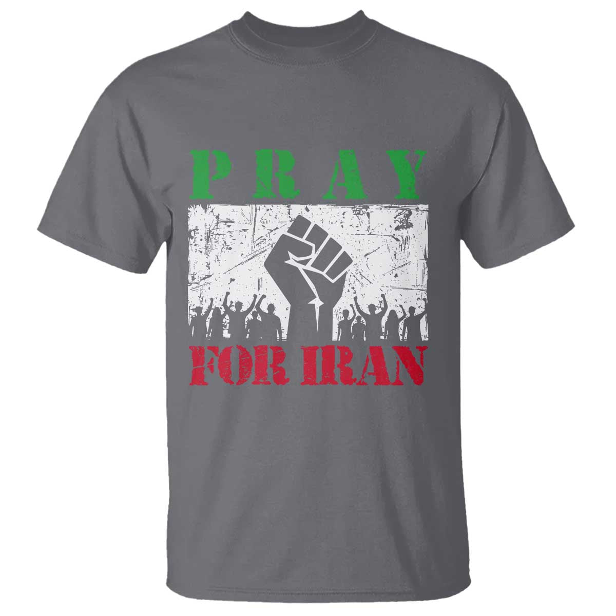 Pray For Iran T Shirt Support Iranian People Peace