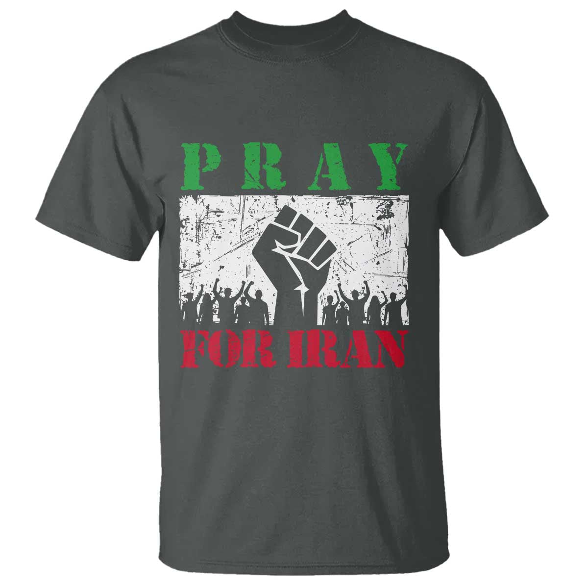 Pray For Iran T Shirt Support Iranian People Peace
