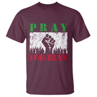 Pray For Iran T Shirt Support Iranian People Peace
