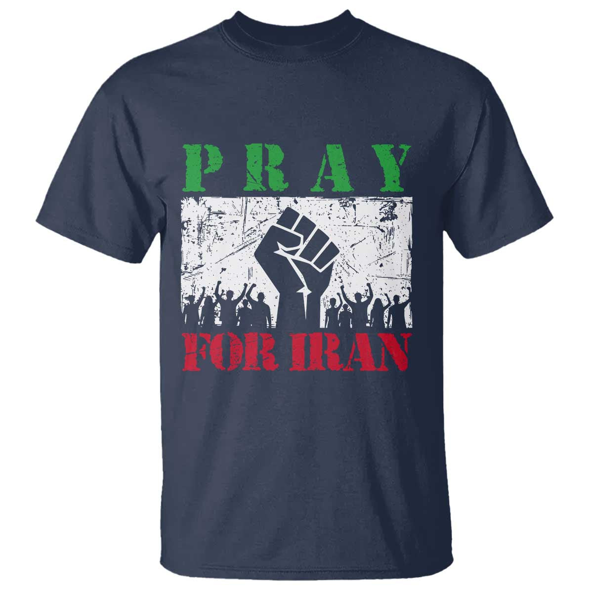 Pray For Iran T Shirt Support Iranian People Peace