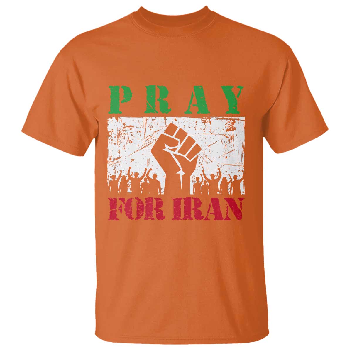 Pray For Iran T Shirt Support Iranian People Peace