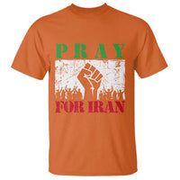Pray For Iran T Shirt Support Iranian People Peace