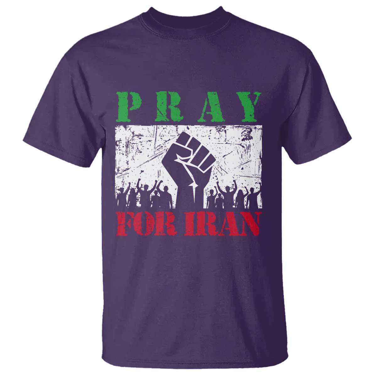 Pray For Iran T Shirt Support Iranian People Peace