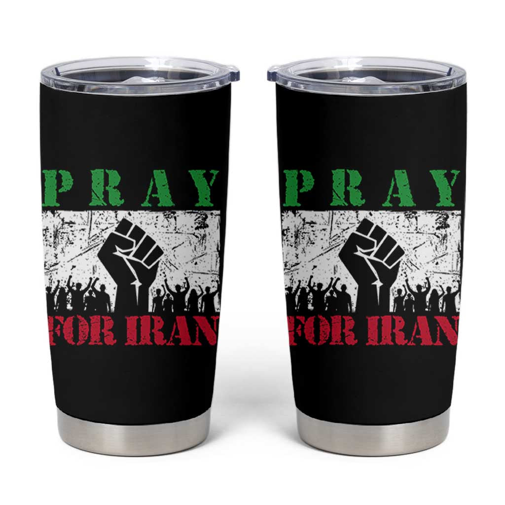 Pray For Iran Tumbler Cup Support Iranian People Peace