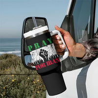 Pray For Iran Tumbler With Handle Support Iranian People Peace