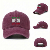 Pray For Iran Washed Cotton Baseball Cap Support Iranian People Peace