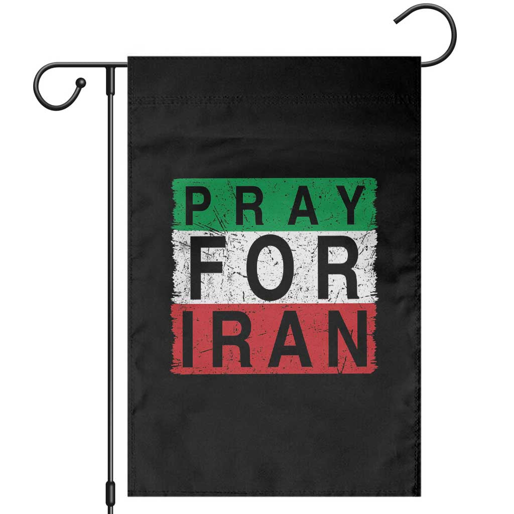 Pray For Iran Garden Flag Support Peace For Iran