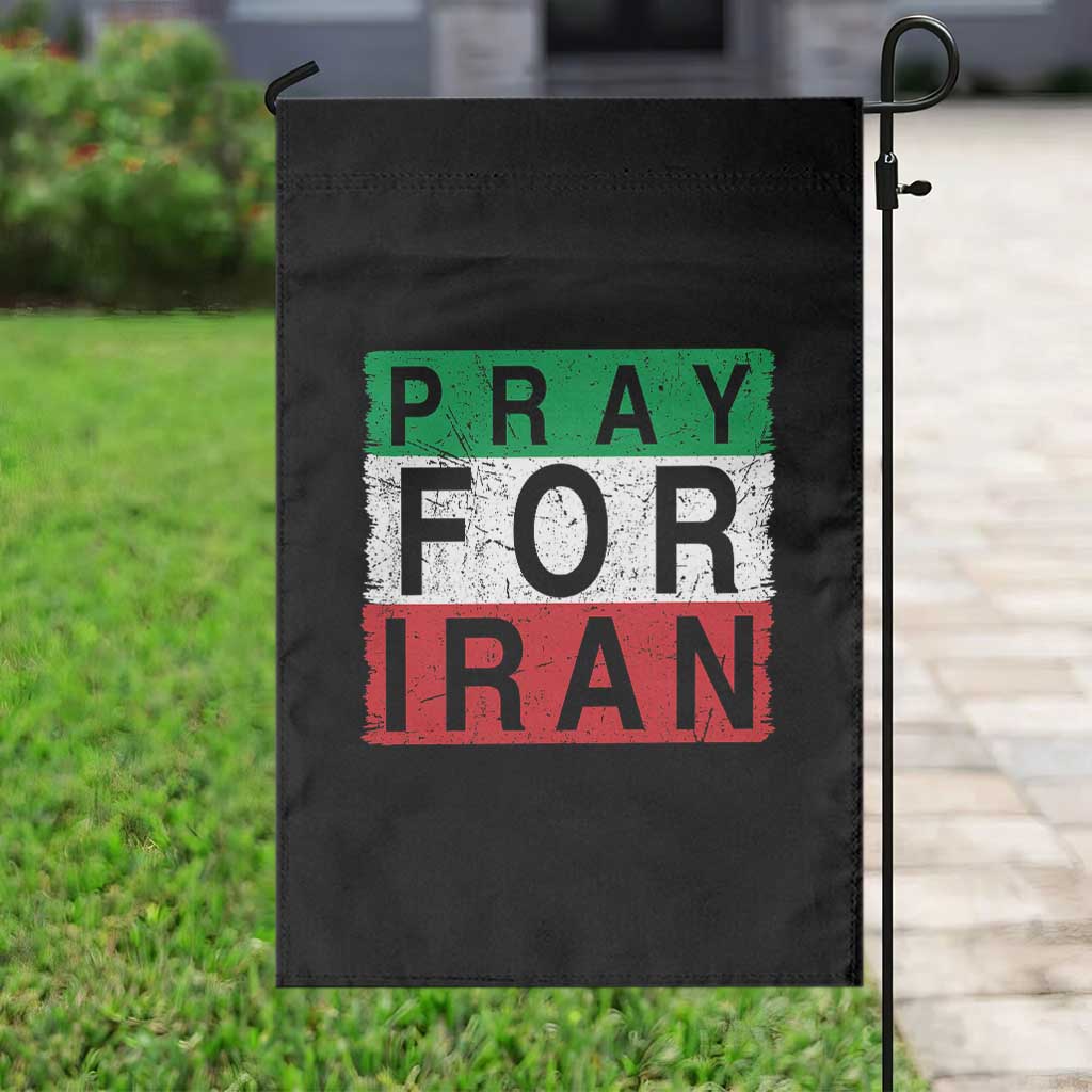 Pray For Iran Garden Flag Support Peace For Iran