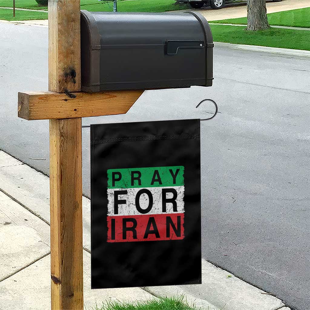 Pray For Iran Garden Flag Support Peace For Iran
