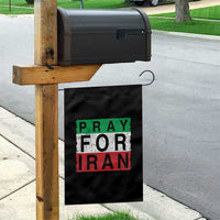 Pray For Iran Garden Flag Support Peace For Iran