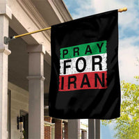 Pray For Iran Garden Flag Support Peace For Iran