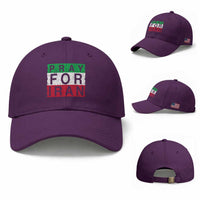 Pray For Iran Baseball Cap Support Peace For Iran