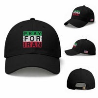 Pray For Iran Baseball Cap Support Peace For Iran
