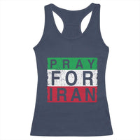 Pray For Iran Racerback Tank Top Support Peace For Iran
