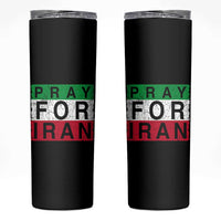 Pray For Iran Skinny Tumbler Support Peace For Iran