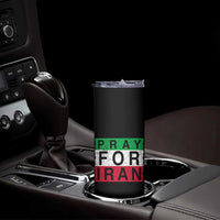 Pray For Iran Skinny Tumbler Support Peace For Iran