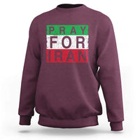 Pray For Iran Sweatshirt Support Peace For Iran