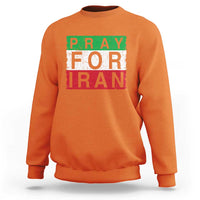 Pray For Iran Sweatshirt Support Peace For Iran