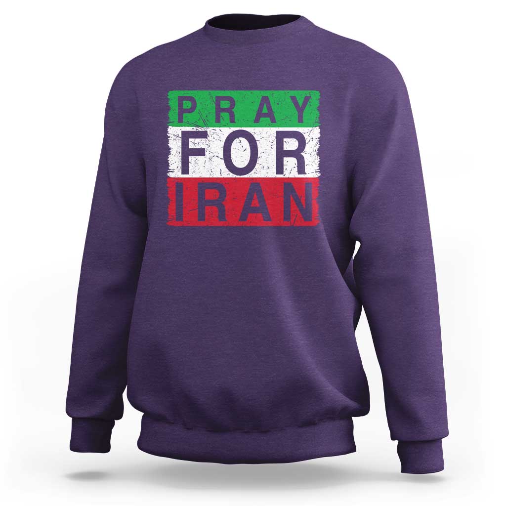 Pray For Iran Sweatshirt Support Peace For Iran
